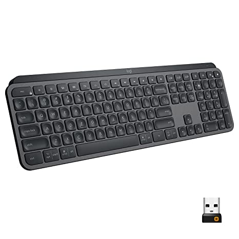 Logitech MX Keys Advanced Wireless Illuminated Keyboard - Graphite