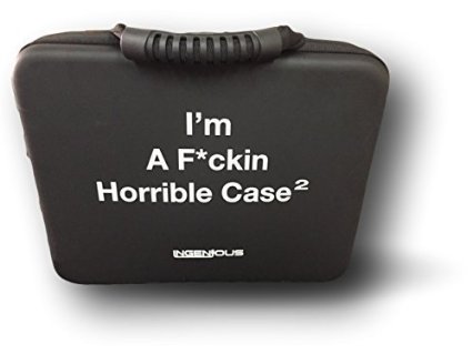 LIMITED EDITION InGenious Case-IM A FCKING HORRIBLE CASE SQUARED HOLDS UP TO 1800 CARDS