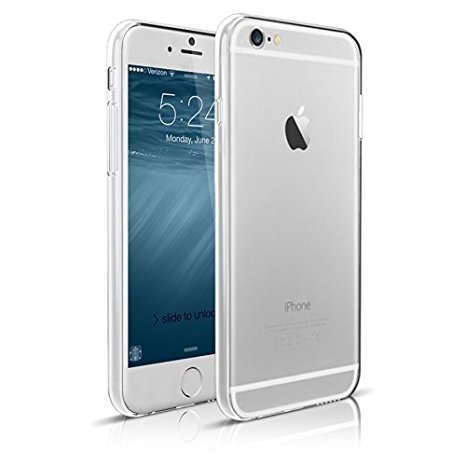 Electech, Ultra Slim Transparent Rubber Elegant Clear Case for iPhone 6/6s Plus - (Clear) BT7