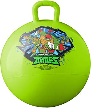 Hedstrom Teenage Mutant Ninja Turtles Hopper Ball, Hop Ball for Kids, 15 Inch