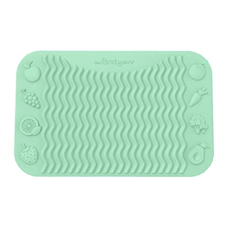 The First Years Finger Foods Placemat, Mint Green