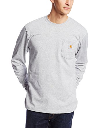 Carhartt Men's Workwear Midweight Jersey Pocket Long-Sleeve T-Shirt K126