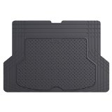 FH-F16406 Premium Rubber Trimmable for Custom Fit Trunk LinerCargo Mat Gray