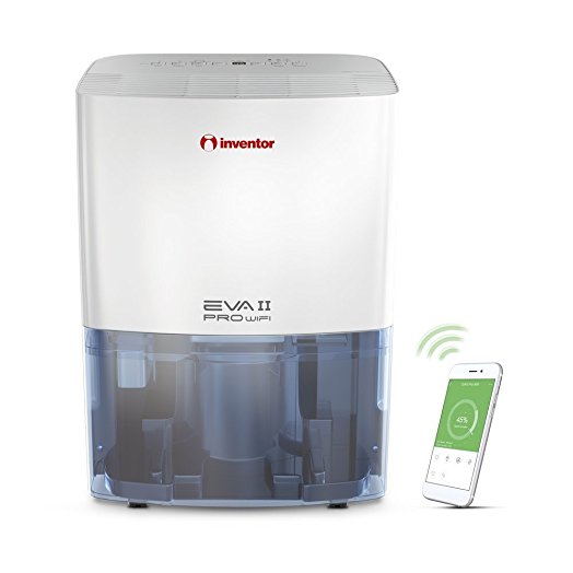 Inventor EVA II PRO WiFi Ionizer, 20 Litres/day Dehumidifier, Remote Access with smart Wi-Fi technology, Laundry Dryer and Smart Dehumidification, for Lower Power Consumption & 2-Year Warranty