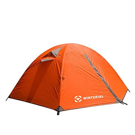 Winterial 2-Person Easy Setup Light Weight Camping and Backpacking 3 Season Tent
