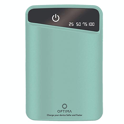 Optima PowerCore 10000 Portable Charger, One of The Smallest and Lightest 10000mAh Power Bank, Ultra-Compact Battery Pack, High-Speed Charging Technology Phone Charger (Green)