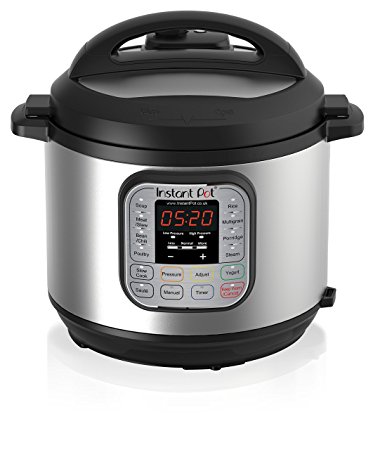 Instant Pot Duo V2 8 Litre,7-in-1 Electric Pressure Cooker,220-240v, 1200 W, Brushed Stainless Steel/Black