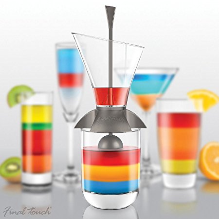 Final Touch Glass Rainbow Cocktail Layering Tool