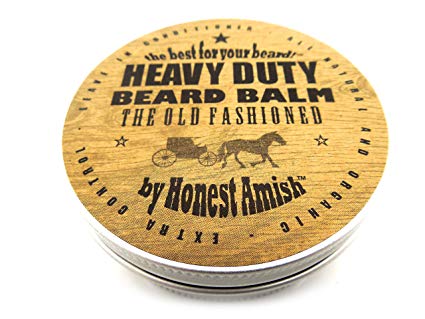 Honest Amish Heavy Duty Beard Balm -New Large 4 Oz Twist Tin