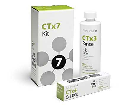 CariFree CTx7 1-Month Kit, Dentist Recommended, Anti-Cavity (Mint)