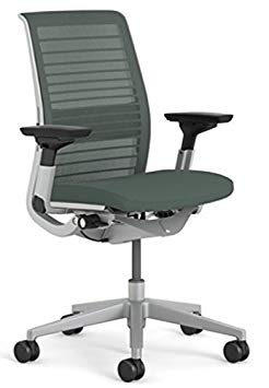 Steelcase 3D Knit Think Chair, Graphite