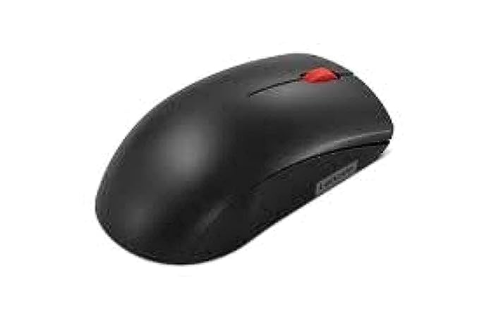 Lenovo 150 Wireless Compact Mouse, 1K DPI Optical sensor, 2.4GHz Wireless NanoUSB, 10m range, 3button(left,right,scroll) upto 3M left/right clicks, 10month battery, Ambidextrous, Ergonomic, GY51L52638