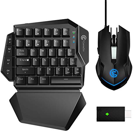 GameSir VX AimSwitch Gaming Keyboard and Mouse for Xbox One, PS4, PS3, Nintendo Switch and Windows PC, Game Keypad and Mouse Adapter for Computer and Consoles