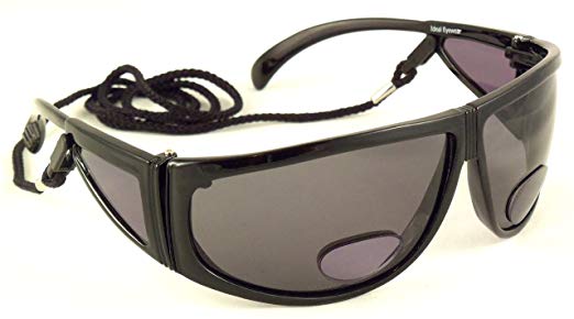 Polarized Bifocal Sunglasses by Ideal Eyewear - Sun Readers with Retention Cord