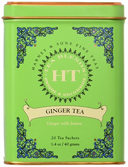 Harney & Sons HT Blend Ginger Tea Sachets 20ct Tin