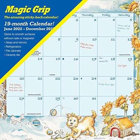 Calendar Ink, Joyful Seasons Magic Grip 2023 Wall Calendar