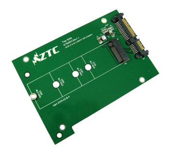 ZTC Thunder Board M2 NGFF SSD to SATA III Board Adapter Multi Size Fit with High Speed 60GBs Model ZTC-AD001