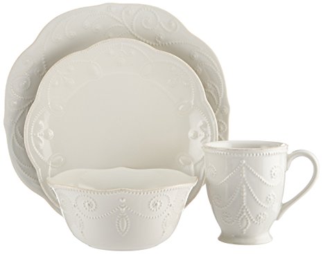 Lenox French Perle 4-Piece Place Setting, White