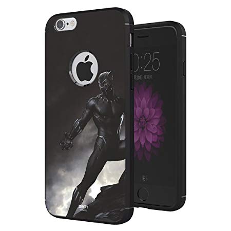 MTT Marvel Black Panther Officially Licensed Tough Armor Back Case Cover for Apple iPhone 6S & 6 (D211)