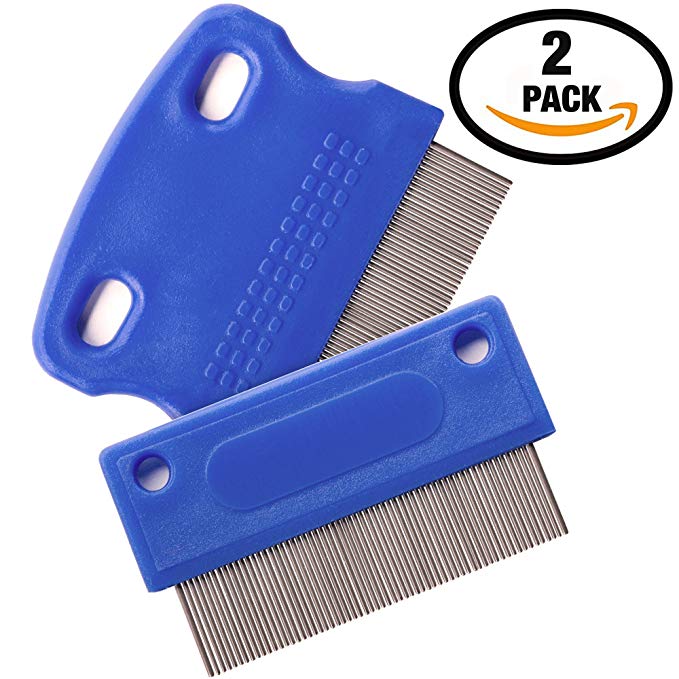 Dog Comb - Tear Stain Remover - Dog Eye Stain Remover - Dog Grooming Comb - Comb For Dogs - Gently Removes Mucus and Crust - Tear Stain Remover For Dogs - Pet Tear Stain Remover - Set of 2