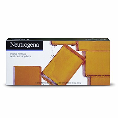 Neutrogena Transparent Facial Bar Bonus Pack, Original Formula - 6 ea, 3.5 oz each, total 21 oz