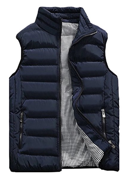 HOWON Mens Classic Quilted Down Puffer Vest
