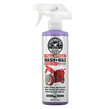 Chemical Guys MTO10016 Moto Line   Full Cycle Waterless Wash/Wax Cleaner/Protectant for Motorcycles, 16 fl. oz, 1 Pack