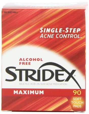 Stri-Dex Medicated Pads Maximum Strength 90-Count Containers Pack of 3