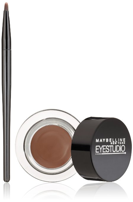 Maybelline New York Eye Studio Lasting Drama Gel Eyeliner, Waterproof, Brown 952, 0.106 oz