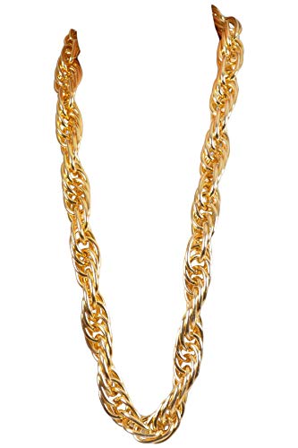 Arsimus Heavy 40-Inch Gold Pimp Rapper Chain Necklace