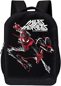 Marvel Spider-Man Backpack for Boys, Girls, Adults, Men, Women, Teens | Kids Backpack Toddler Backpack | Miles Morales Into the Spiderverse Spidey Spiderman Backpack Bookbag Mesh Bag for All Ages