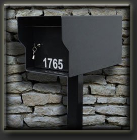 Fort Knox M1-LT B Mailbox44; Black