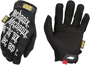 Mechanix Wear MG05010 The Original Work Gloves, Black, Large