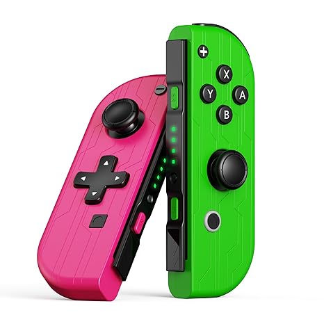 uscoreek Controllers for Nintendo Switch,L/R Controllers with Dual Vibration/Wake-up/Motion Control Cool Controller