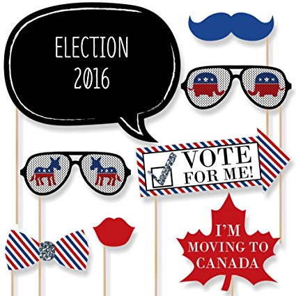 2016 Presidential Election – Photo Booth Prop Kit – 20 Count