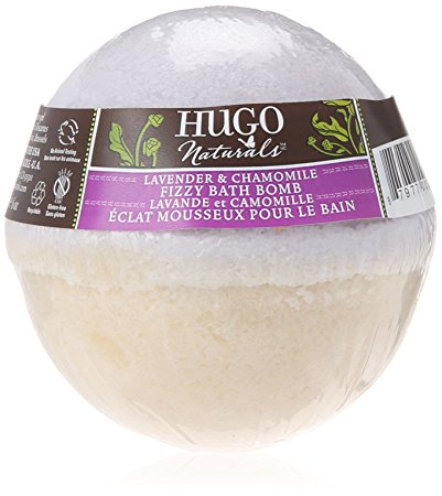 Hugo Naturals Fizzy Bath Bomb, Lavender and Chamomile, 6-Ounce