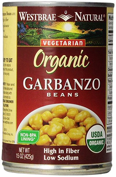 Westbrae Natural, Vegetarian Organic Garbanzo Beans, 15 oz