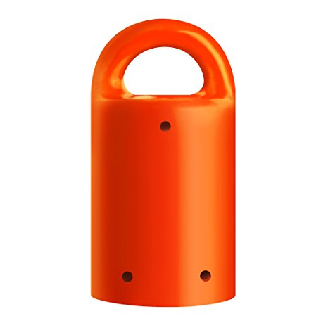 MagnetPal Heavy-Duty Neodymium Anti-Rust Magnet, Best for Magnetic Stud Finder / Key Organizer / Indoor and Outdoor Multi Uses, Orange with Key Ring (SP-MPM1OR)