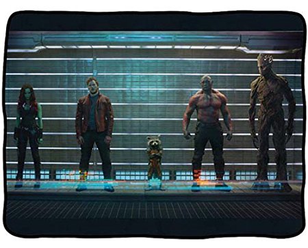 Officially Licensed Marvel Guardians of the Galaxy Fleece Throw Blanket (Guardians of the Galaxy Lineup)