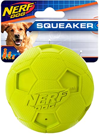 Nerf Dog Soccer Squeak Ball Dog Toy