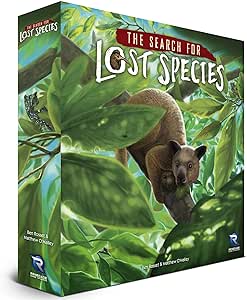 Renegade Games Studio The Search for Lost Species - Board Game, Renegade Games Original, Deduction Strategy Logic Animal Game, Ages 13 , 1-4 Players, 60-75 min