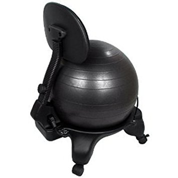 Sivan Health and Fitness FCHAIR-AD Adjustable Balance Ball Chair with Ball and Pump