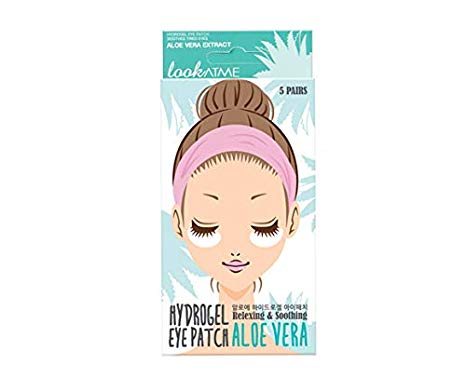 Look At Me Korean SkinCare Hydrating Hydro-gel Eye Patches, K-Beauty, Aloe Vera | Pack of 2