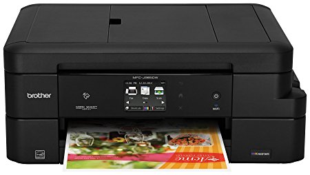 Brother Refurbished MFC-J985DW Inkjet All-in-One Color Printer with INKvestment Cartridges, Duplex, and Wireless