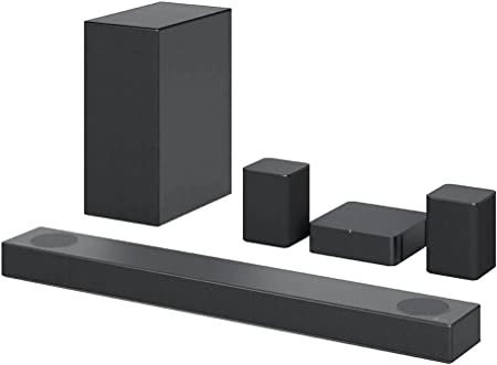 LG S75QR 5.1.2 ch High Res Audio Sound Bar with Dolby Atmos and Surround Speakers