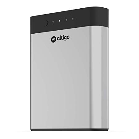 Altigo 13400mAh Portable Charger (USB Power Bank | Battery Pack) – with Dual USB C and Micro USB Input and 2 Port High Speed Output – Compatible with iPhone, Samsung Galaxy, Kindle Fire & More …