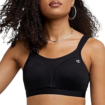 Champion Women's Sports Bra, Spot Comfort, Maximum Support, High-Impact Sports Bra for Women