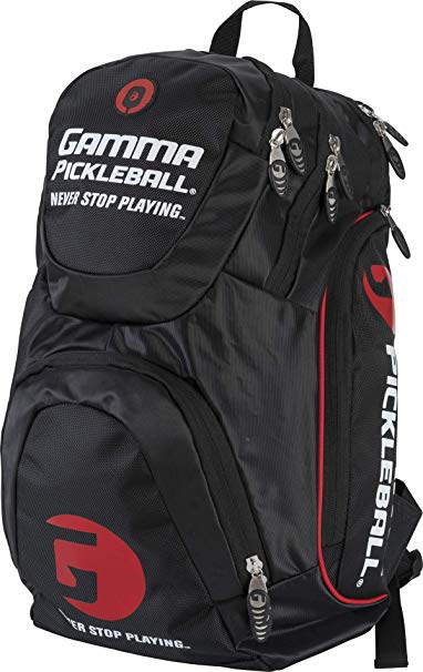 Gamma SGPBP11 Pickleballl Backpack Black/Red/Multi