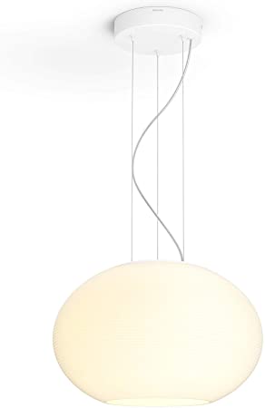 Philips Hue Flourish White & Color Ambiance Smart Pendant Lamp, Compatible with Alexa (Requires Hue Hub)