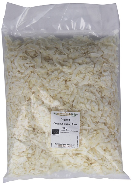 Buy Whole Foods Organic Coconut Chips Raw 1 Kg